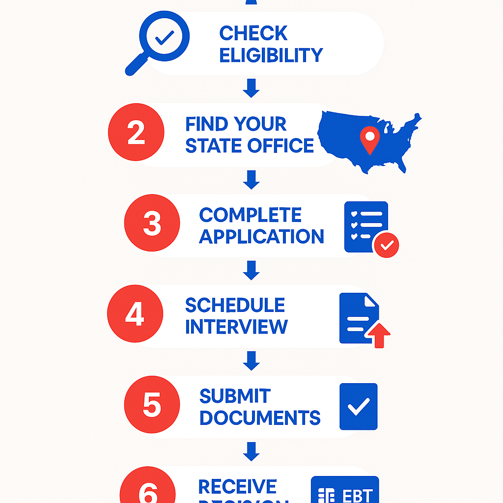 how to apply for SNAP step by step process