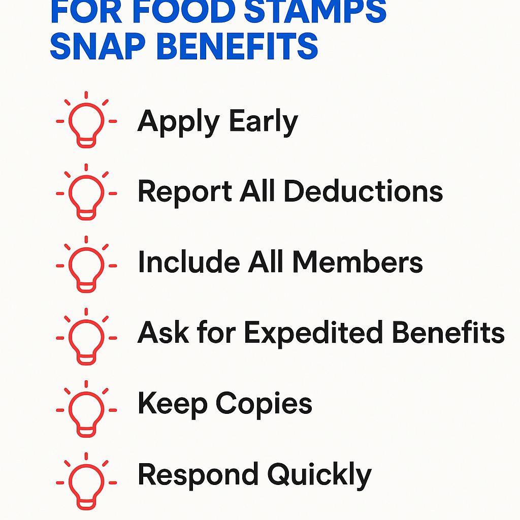 SNAP tips to increase approval chances