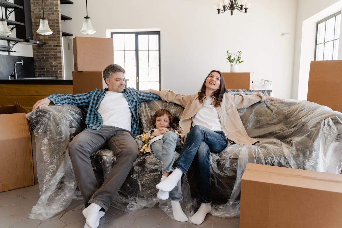 Florida Happy family receiving benefits