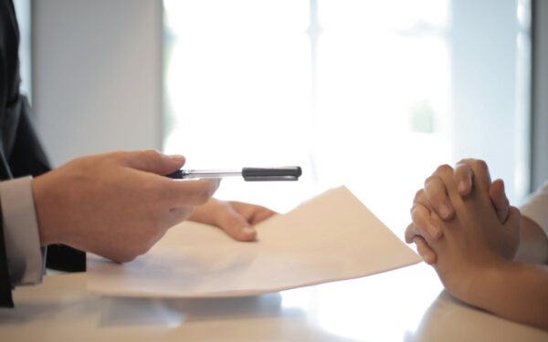 Person researching free government grants eligibility online