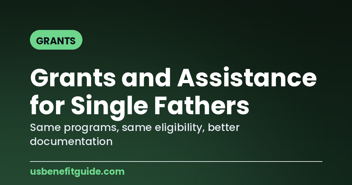 Grants and Assistance for Single Fathers in 2026