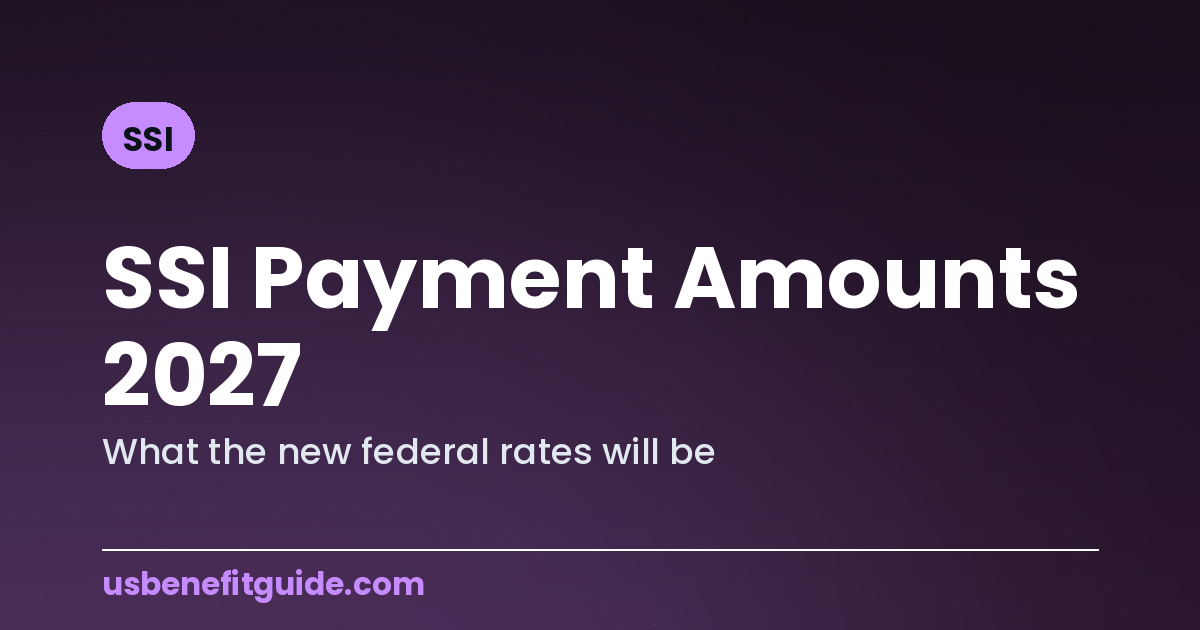 SSI Payment Amounts 2027: What You Will Receive